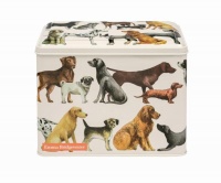 Dog Print Rectangular Tin By Emma Bridgewater